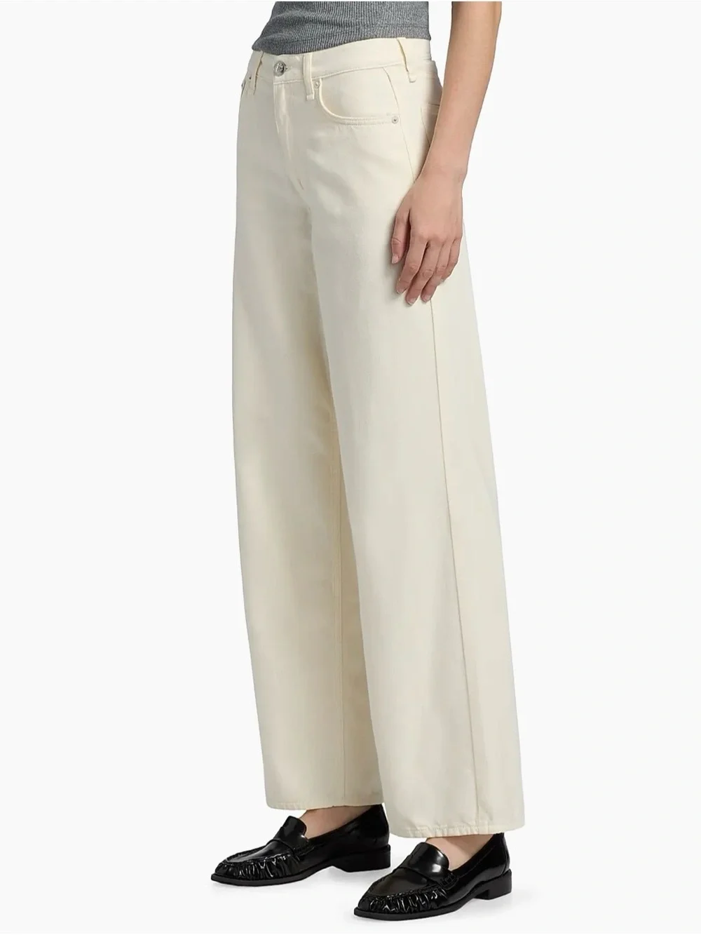 RAG & BONE The Andi High-Rise Ankle Wide-Leg Jeans